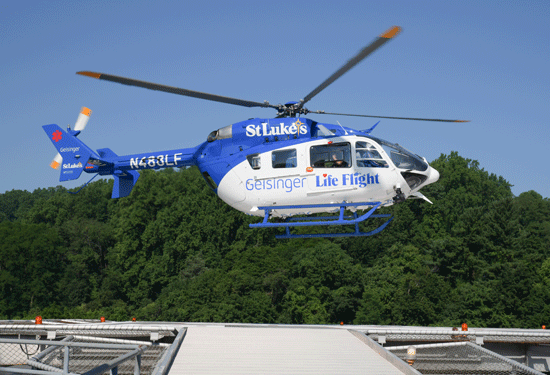 Lifeflight helicopter