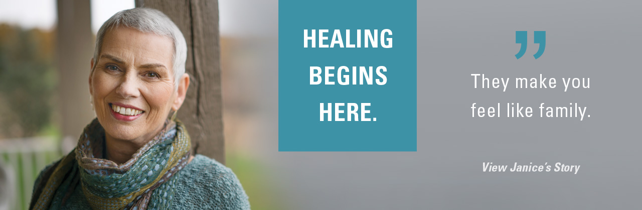 Healing Begins Here. Janice's Story.