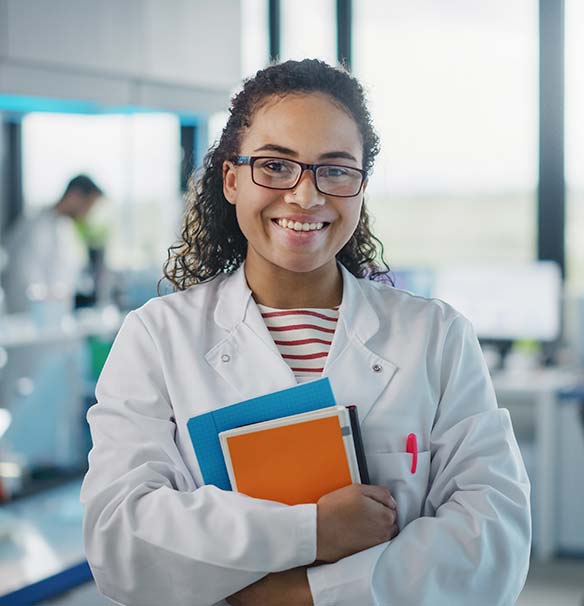 Student with Books