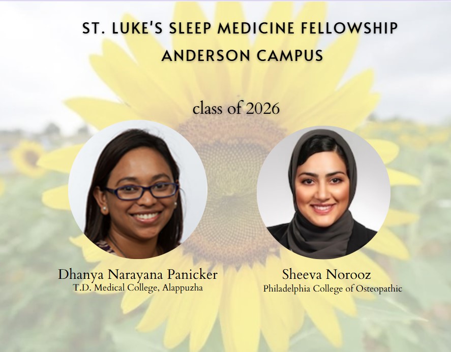 Sleep Medicine Incoming Class 
