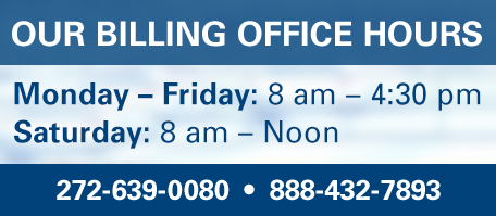 Billing Office Hours