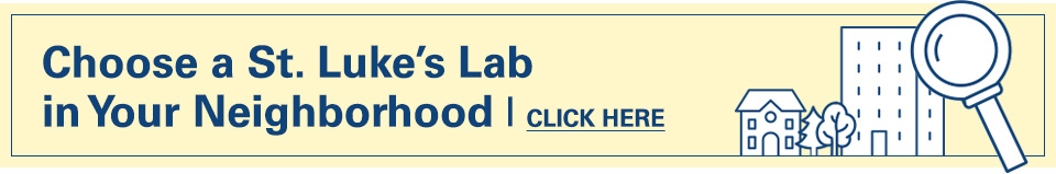 st luke's blood work labs