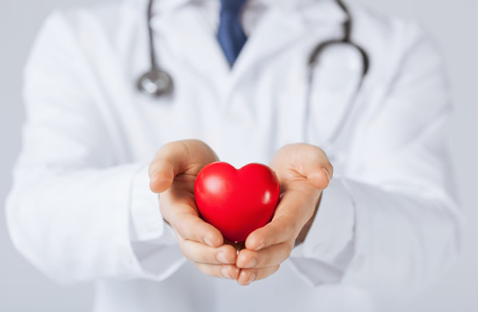 Doctor Holding Heart