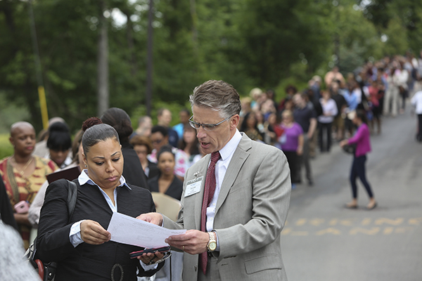 St. Luke's Monroe Campus Job Fair Draws Thousands