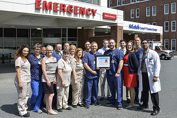 St. Luke’s Allentown Hospital has been recognized for the second consecutive year