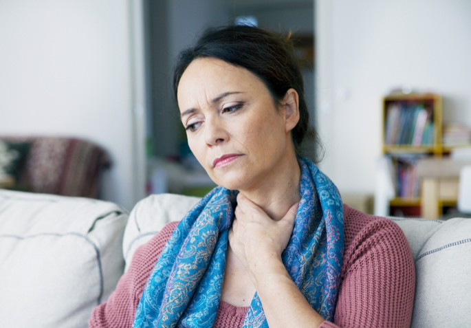 sore throat heart valve disease 