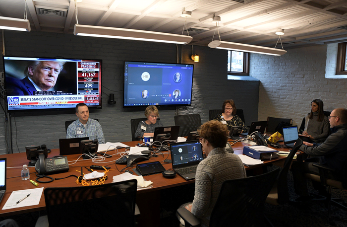 St. Luke’s University Health Network’s Incident Command Center