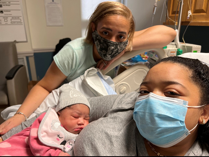 Pictured with Baby Janelle, mom and grandma Jeniffer Diaz-Genao.