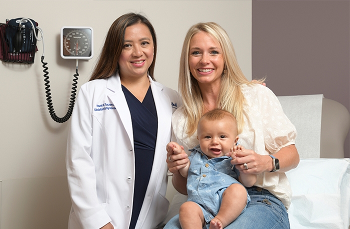 Hazel Tuazon, MD, Kylie and Nico