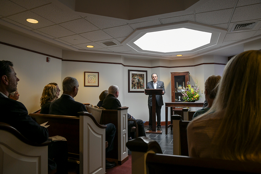 Chapel and Garden Named for Beloved CFO Tom Lichtenwalner