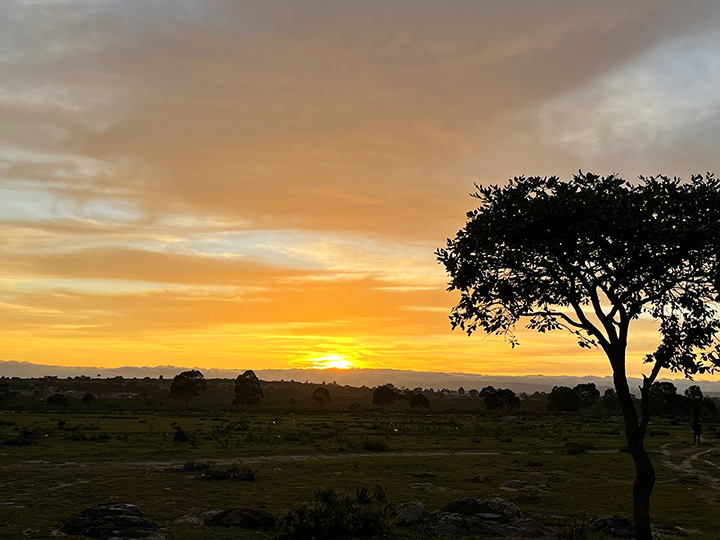 Sunset in Angola
