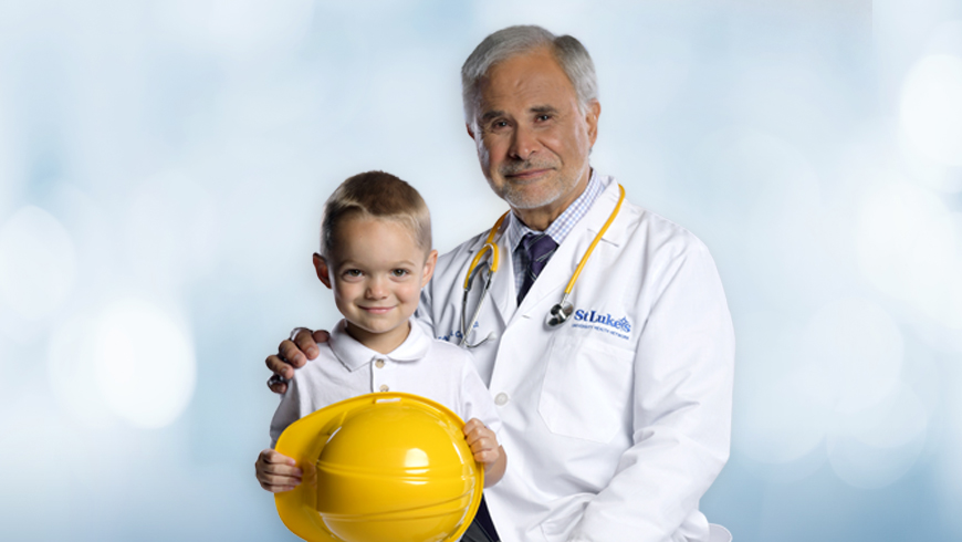 Garrett with Doctor