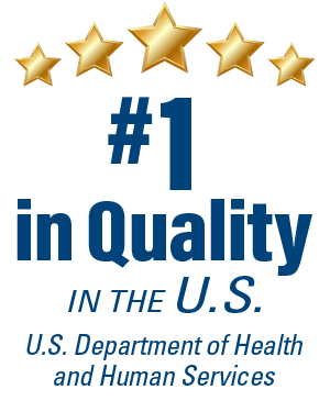#1 in quality in the U.S.