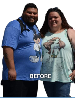 Victoria Gomez and Angel Narvaez