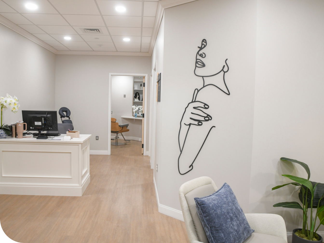 Breast Cancer Center for Hope entry space