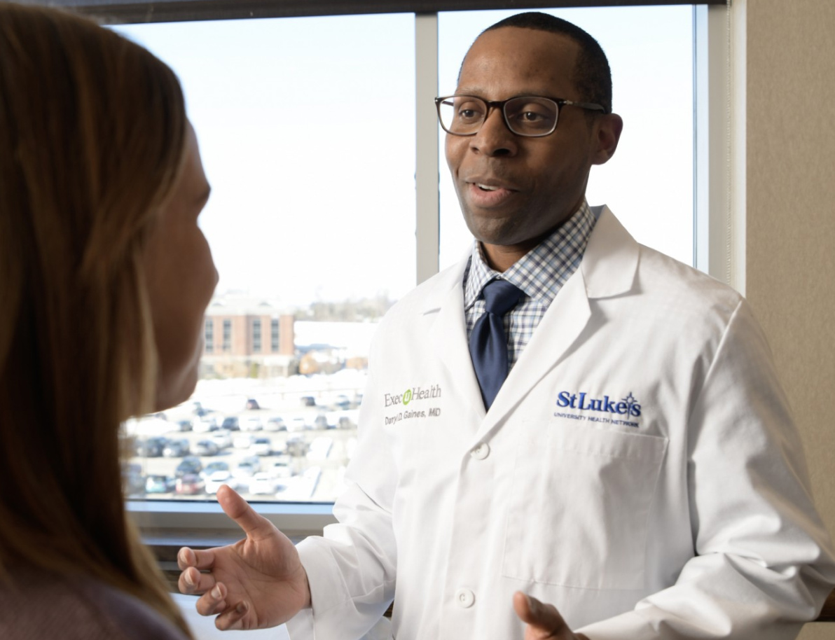 Medical Professional talking with a patient