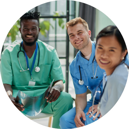 Group of medical students