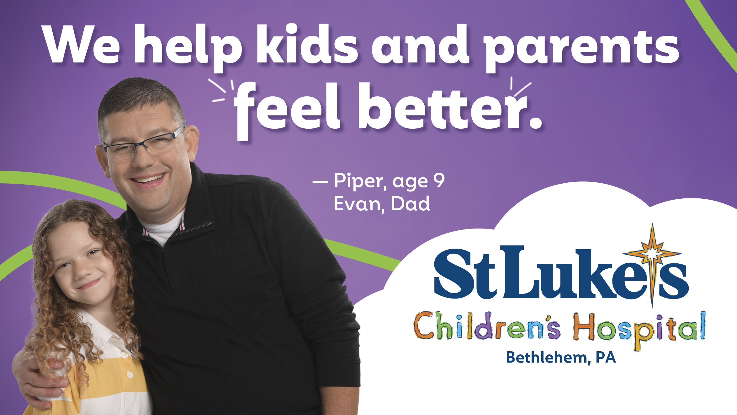 We help kids and parents feel better.