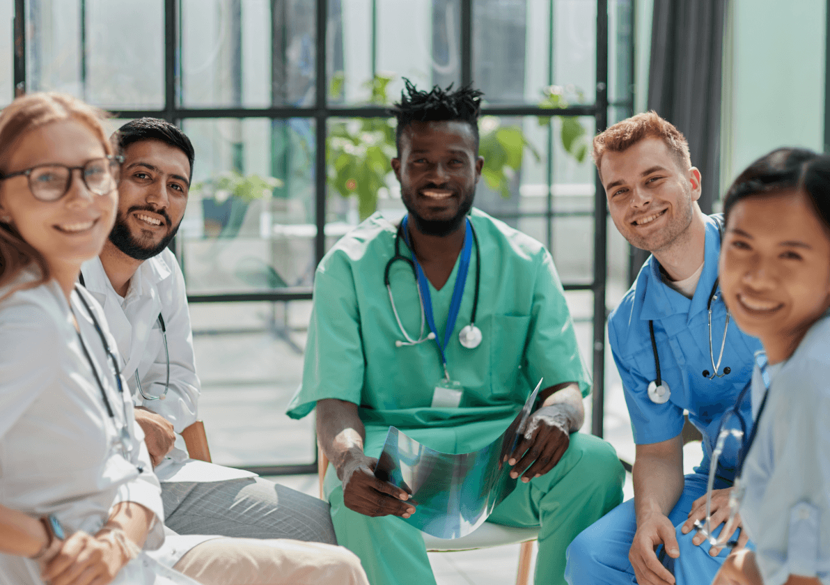 Group of Male and Female doctors