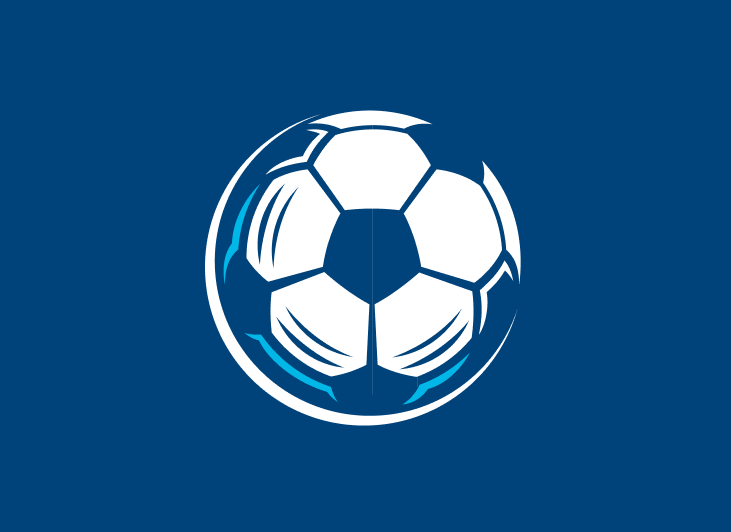 Illustrated soccer ball
