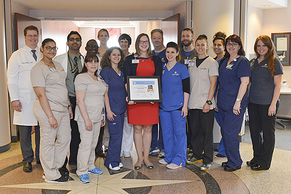 St. Luke’s University Hospital in Bethlehem has been recognized for the second consecutive year
