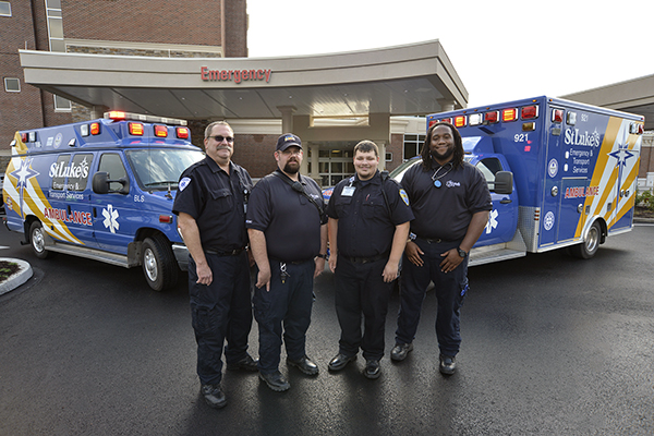 The St. Luke's Monroe Campus Emergency and Transportation Services team.