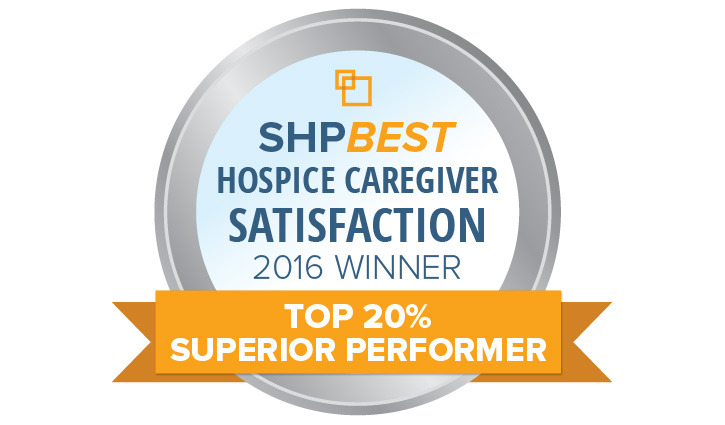 SHPBest Hospice Caregiver 2016 Winner