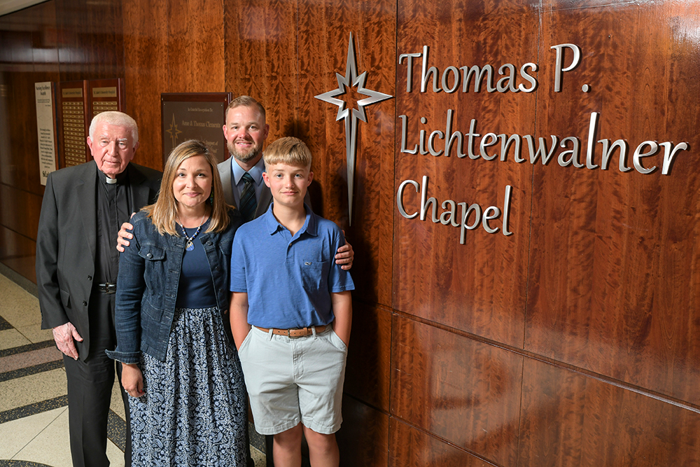 Chapel and Garden Named for Beloved CFO Tom Lichtenwalner