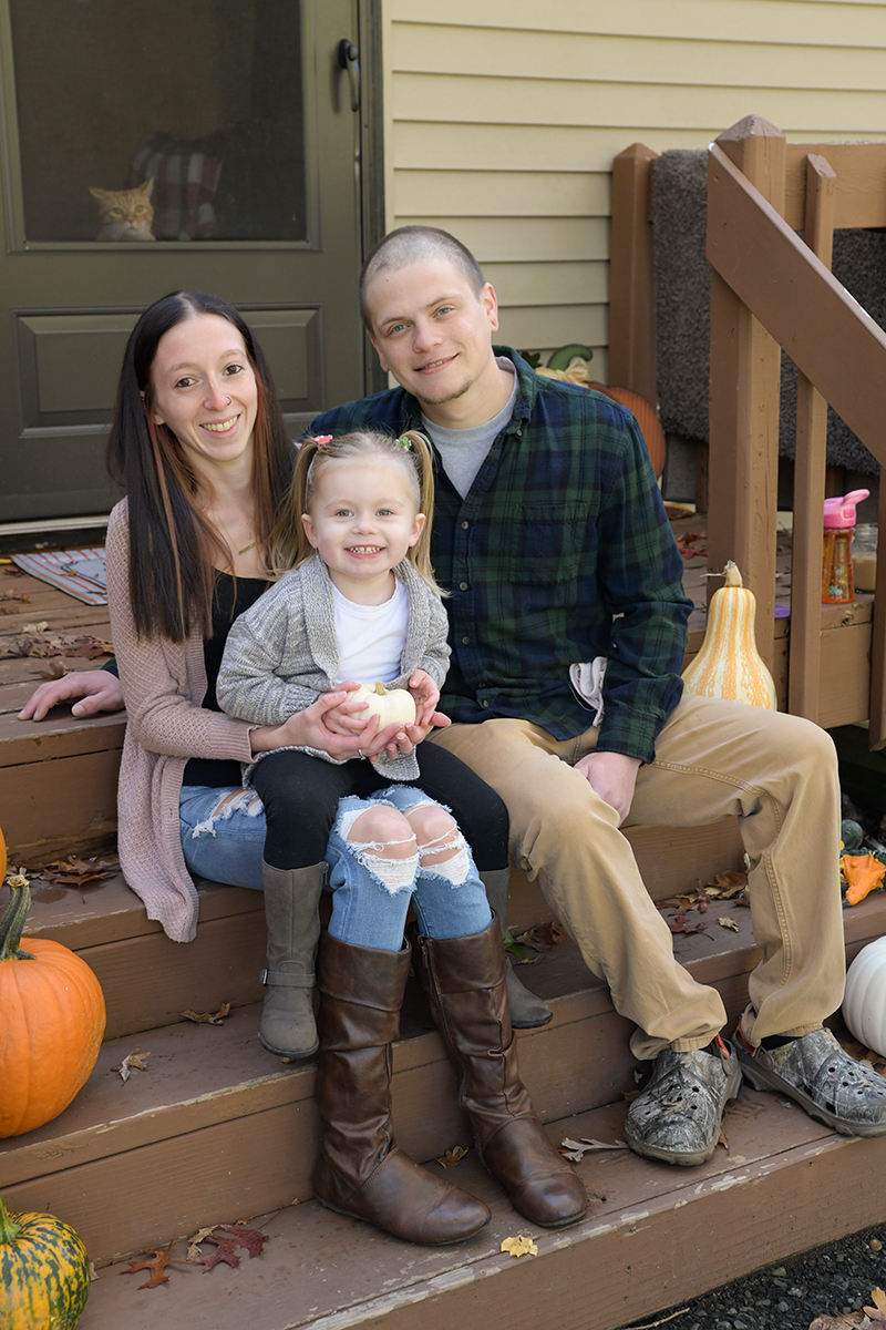 Cole Mickey relaxes with his brother Cade and mom Brittney.